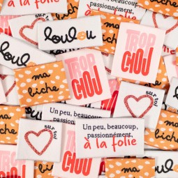 Étiquettes fantaisies Ikatee - Assortiment sweetie