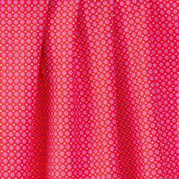 Tissu Petit pan Mikko rouge