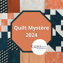 Quilt mystère 2024 de Quiltmania - Le sampler de Victoria - Art Gallery Fabrics