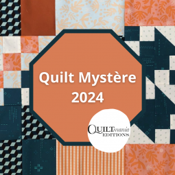 Quilt mystère 2024 Sampler de Quiltmania - Les 4 magazines Quiltmania n°159 à 162