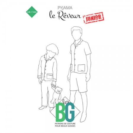 Patron Les BG - Pyjama - Le Rêveur Junior