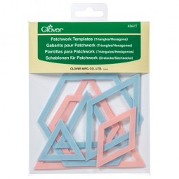 Gabarits patchwork : Triangles / Hexagone