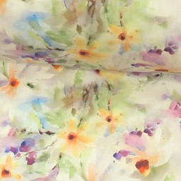 Tissu gabardine extensible - Violette