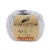 Fair cotton de Katia : Couleur - 50 Gris clair nacré