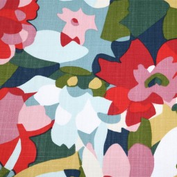 Tissu coton enduit - Rosemary Ardèche rose