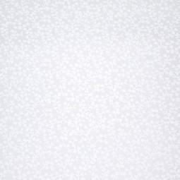 Tissu faux uni - Ton sur ton blanc branche