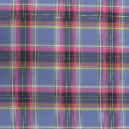 Tissu voile de coton - Carreaux Eudes