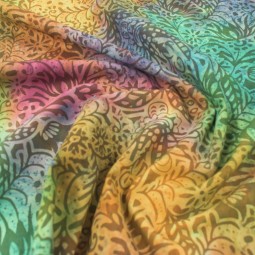 Tissu - Batik multicolore