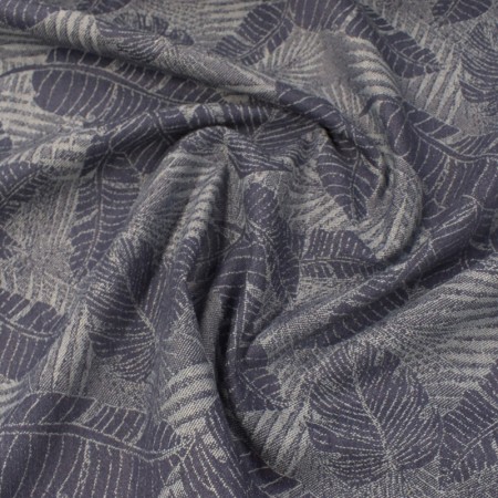 Tissu gabardine - Feuille denim