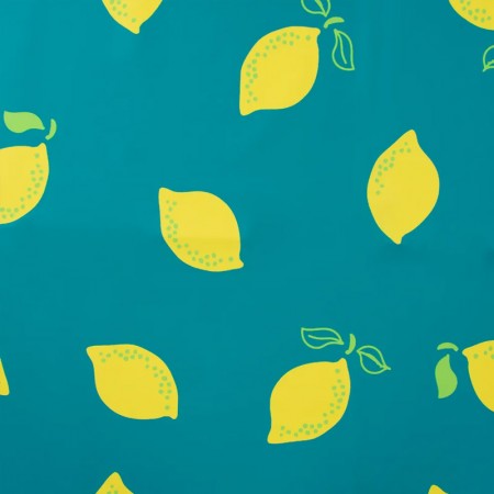 Tissu vinyl raincoat - citron émeraude