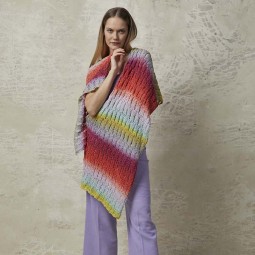 Kit de tricot - Étole Mira - Paradise