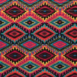 Tissu voile de coton - Masaic Cyclam