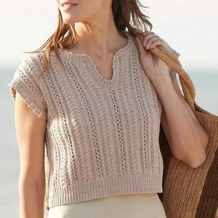 Kit de tricot - Top sans manches - Maldiva