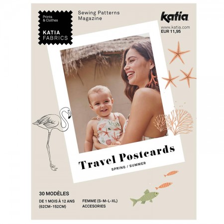 Catalogue Katia Fabrics Printemps / Été 2024 - Travel postcards