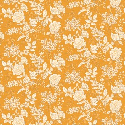 Tissu Kim Dhiel - Tranquility - Orange