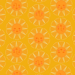 Tissu Ruby Star Society - Rise and shine - Sundream buttercup