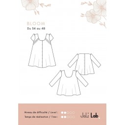 Patron Joli Lab - Robe / Blouse Bloom