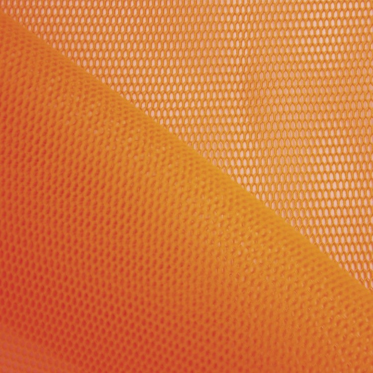 Tissu filet 3D mesh orange Katia