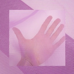 Tissu filet 3D mesh lila Katia