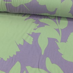 Tissu viscose - Big flower amande