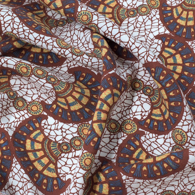 Tissu viscose - Mosaique Bali