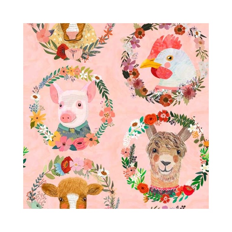 Tissu Mia Charro - Farm friend - Farm badges