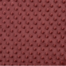 Tissu minky - Dots Aubergine