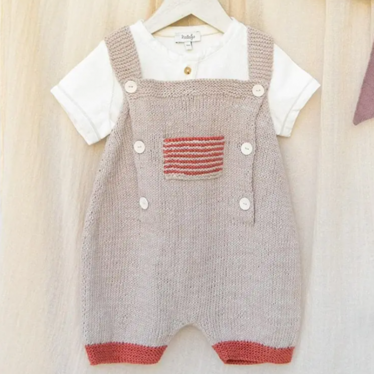 Barboteuse en tricot pour nouveau-né, tenue pour garçon et fille Barboteuse en tricot pour nouveau-né, tenue pour garçon et fille