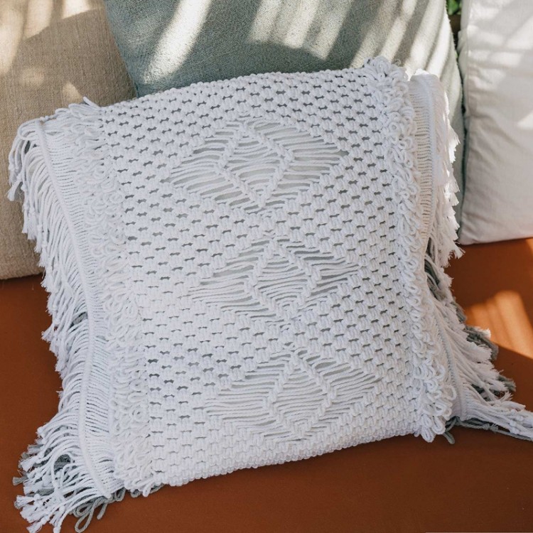 Kit de macramé - Coussin - Macramé cord fine