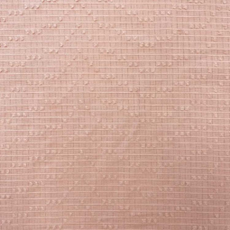 Tissu coton - Dobby rose tendre