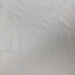 Tissu coton - Dobby blanc