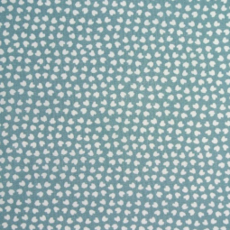 Tissu coton - Lipelo celadon et blanc