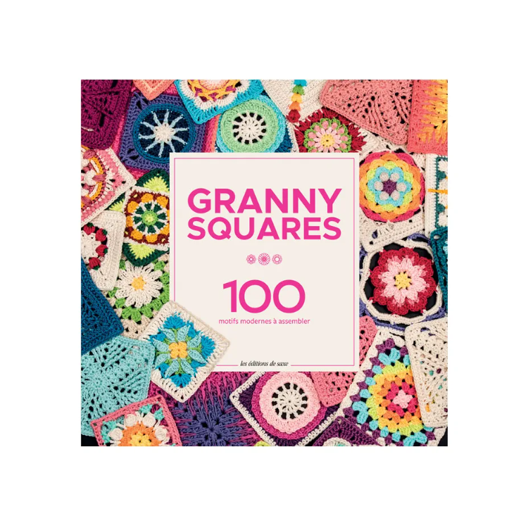 Livre - Granny squares, 100 motifs modernes à assembler