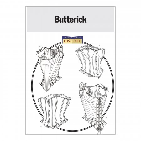 Patron Butterick 4176 - Corset