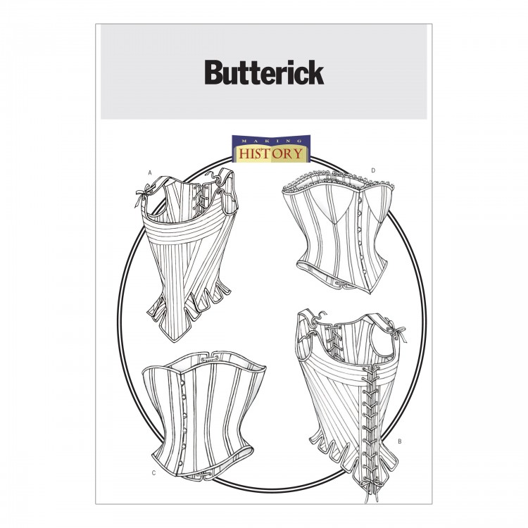 Patron Butterick 4176 - Corset