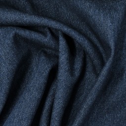 Tissu gabardine - Jean bleu foncé