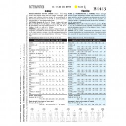 Patron Butterick 4443 - Robe