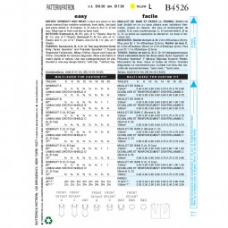 Patron Butterick 4526 - Maillot de bain