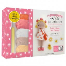 Kit de crochet - Les poupées de lulu au crochet et ses accessoires