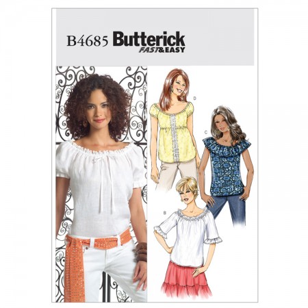 Patron Butterick 4685 - Blouse