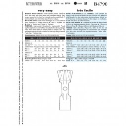 Patron Butterick 4790 - Robe portefeuille rétro