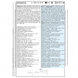 Patron Butterick 5371 - Sacs et accessoires historique