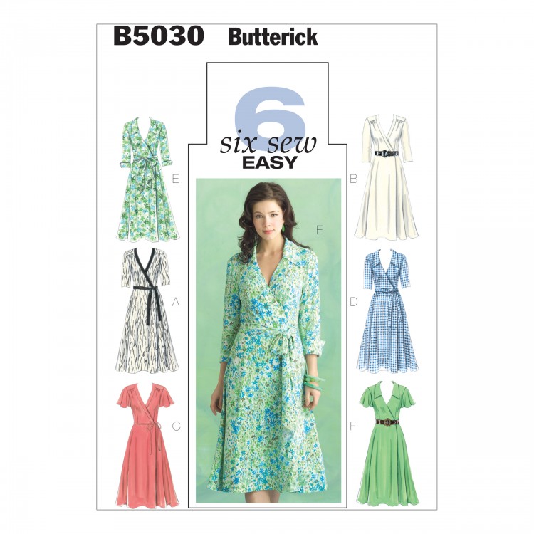 Patron Butterick 5030 - Robe portefeuille