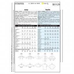 Patron Butterick 5529 - Veste kimono