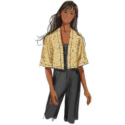 Patron Butterick 5529 - Veste kimono