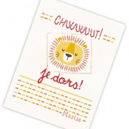 Fiche de broderie Lilipoints - Plaid lion