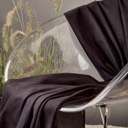 Tissu Atelier Brunette - Gabardine black