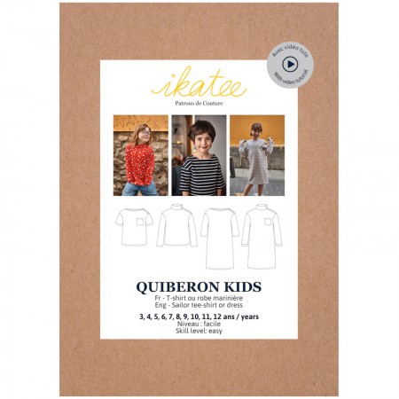 Patron Ikatee - T-shirt ou robe Quiberon