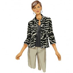 Patron Butterick 5616 - Veste mi-saison