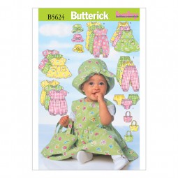Patron Butterick 5624 - Ensemble pour bébé